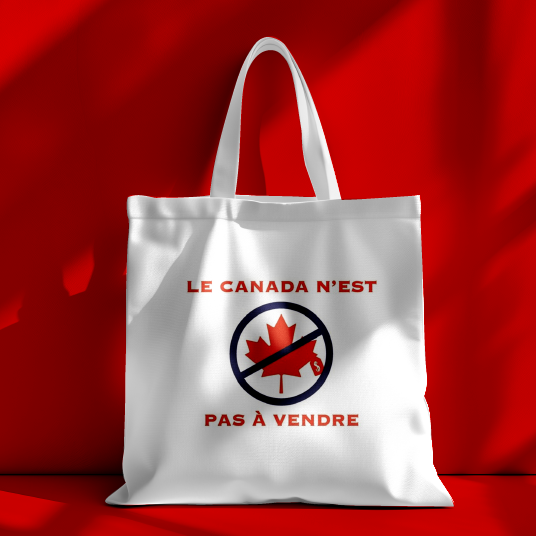 Shopping Bag - "Canada is not for sale"