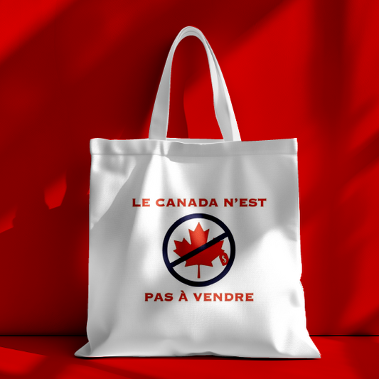 Shopping Bag - "Canada is not for sale"